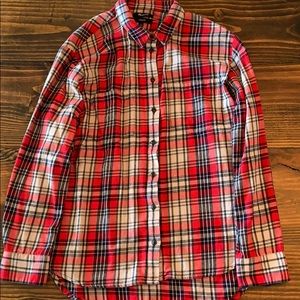 Madewell plaid button down